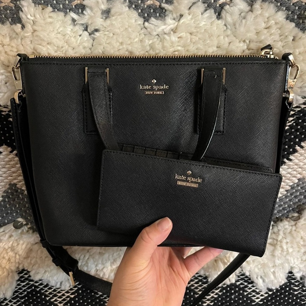 Kate Spade Black Tote Bag